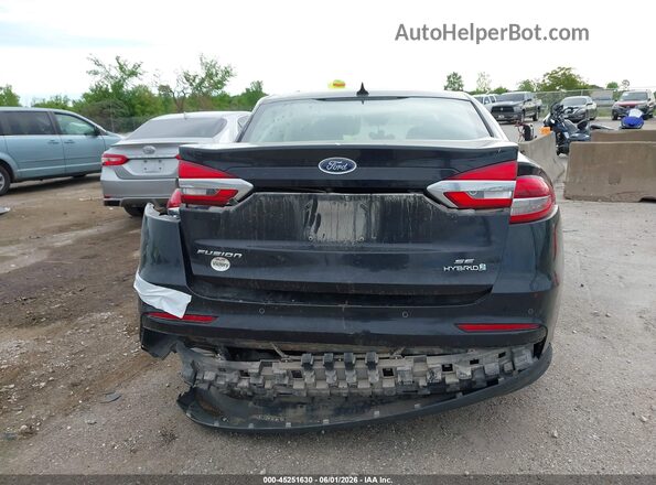 3FA6P0LU2KR218499 2019 FORD FUSION HYBRID Black 