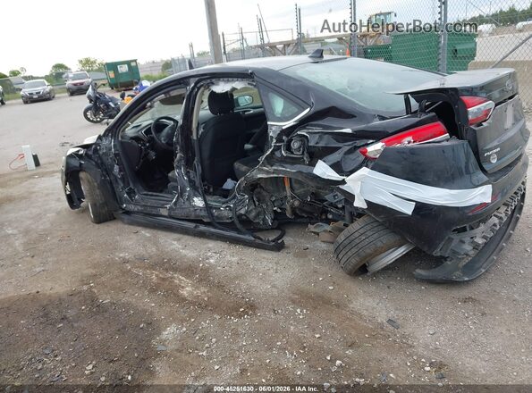 3FA6P0LU2KR218499 2019 FORD FUSION HYBRID Black უკანა სალონის ხედი