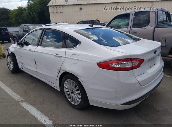3FA6P0LU3GR357984 2016 FORD FUSION HYBRID White Задня ліва чверть