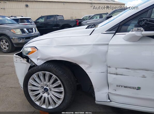 3FA6P0LU3GR357984 2016 FORD FUSION HYBRID White Вид спереду