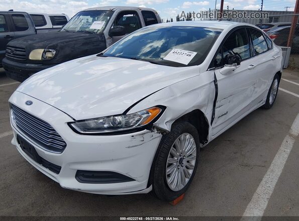 3FA6P0LU3GR357984 2016 FORD FUSION HYBRID White Передня ліва чверть