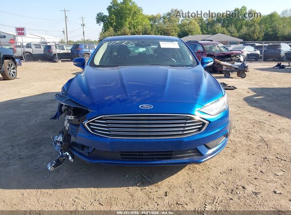 3FA6P0LU3HR148763 2017 FORD FUSION HYBRID Blue 