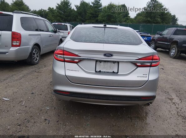 3FA6P0LU3HR323478 2017 FORD FUSION HYBRID Серебряный 