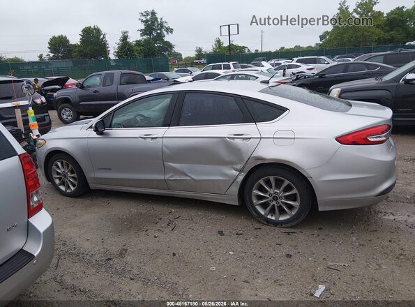 3FA6P0LU3HR323478 2017 FORD FUSION HYBRID Серебряный Панорамный вид салона 360°