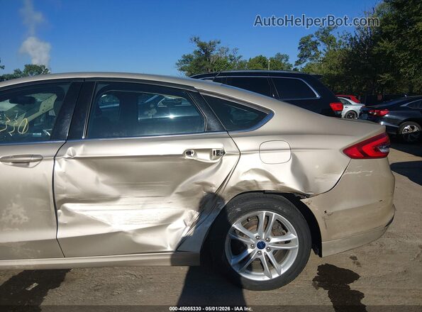 3FA6P0LU3JR102002 2018 FORD FUSION HYBRID Champagne Вид спереди