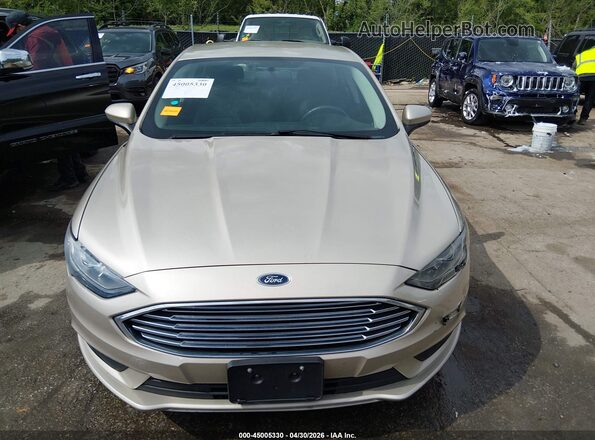3FA6P0LU3JR102002 2018 FORD FUSION HYBRID Champagne Вид щитка приборов