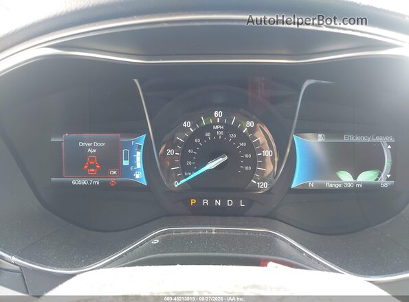 3FA6P0LU3JR168095 2018 FORD FUSION HYBRID White Vista de los asientos traseros