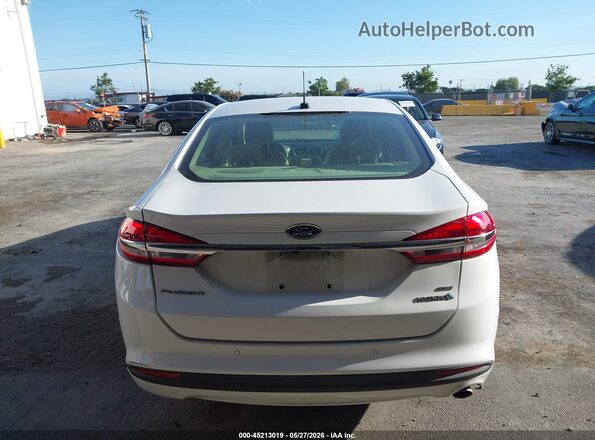 3FA6P0LU3JR168095 2018 FORD FUSION HYBRID White 