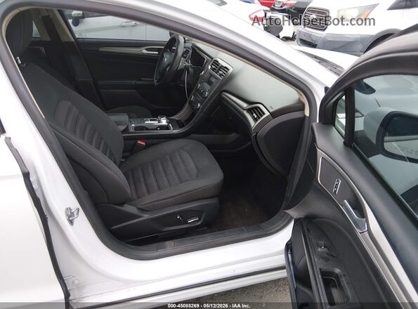 3FA6P0LU3JR173362 2018 FORD FUSION HYBRID White წინა სალონის ხედი