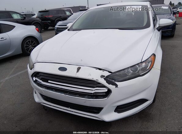 3FA6P0LU3JR173362 2018 FORD FUSION HYBRID White წინა ხედი