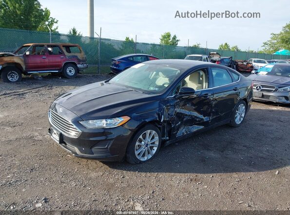 3FA6P0LU3KR222075 2019 FORD FUSION HYBRID Black 