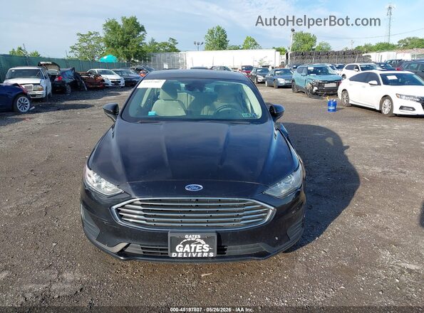 3FA6P0LU3KR222075 2019 FORD FUSION HYBRID Black 