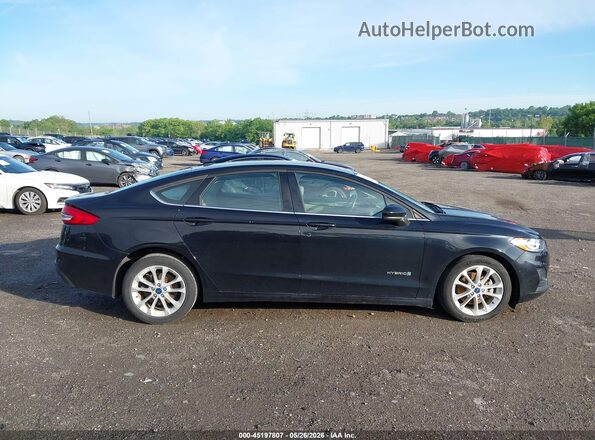 3FA6P0LU3KR222075 2019 FORD FUSION HYBRID Black 