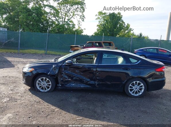 3FA6P0LU3KR222075 2019 FORD FUSION HYBRID Black 