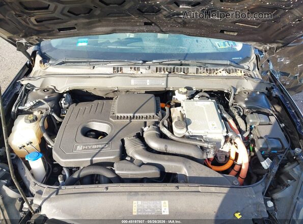 3FA6P0LU3KR222075 2019 FORD FUSION HYBRID Black 