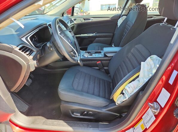 3FA6P0LU3KR222545 2019 FORD FUSION Red Front interior view
