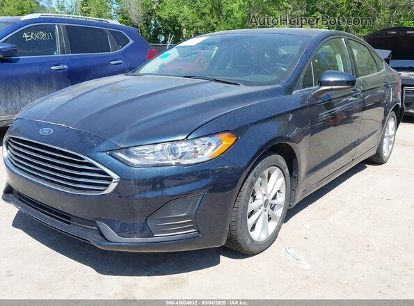 3FA6P0LU3LR185840 2020 FORD FUSION Blue Передня ліва чверть