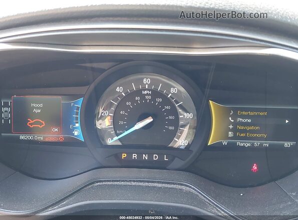 3FA6P0LU3LR185840 2020 FORD FUSION Blue Вид задніх сидінь