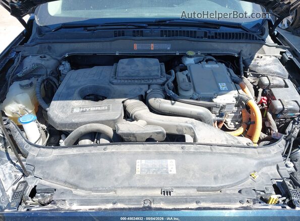 3FA6P0LU3LR185840 2020 FORD FUSION Blue Вид ззаду