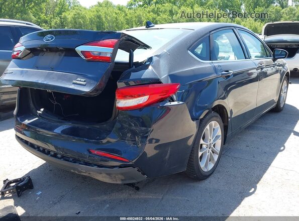 3FA6P0LU3LR185840 2020 FORD FUSION Blue Задня права чверть