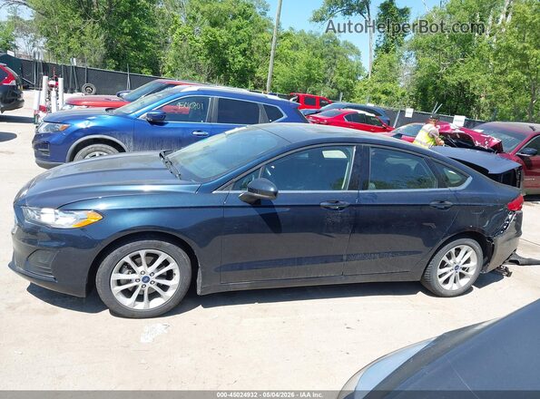 3FA6P0LU3LR185840 2020 FORD FUSION Blue Панорамний вид салону 360°