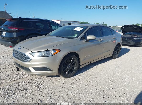 3FA6P0LU4HR325871 2017 FORD FUSION HYBRID Gold 