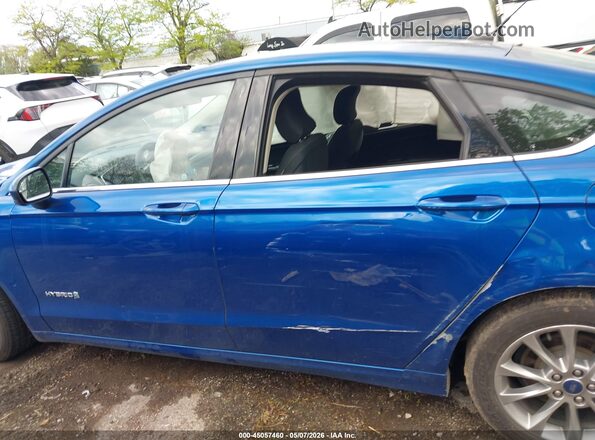 3FA6P0LU4HR382362 2017 FORD FUSION HYBRID Blue 