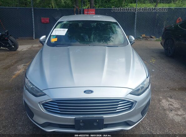 3FA6P0LU4KR257692 2019 FORD FUSION HYBRID Серебряный 