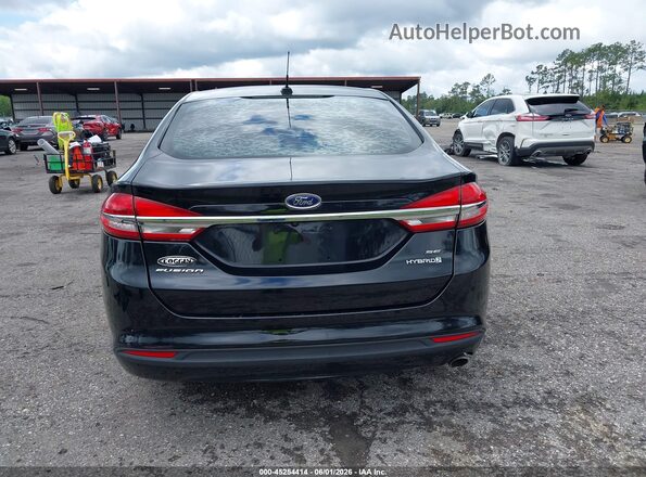3FA6P0LU5HR230087 2017 FORD FUSION HYBRID Black 