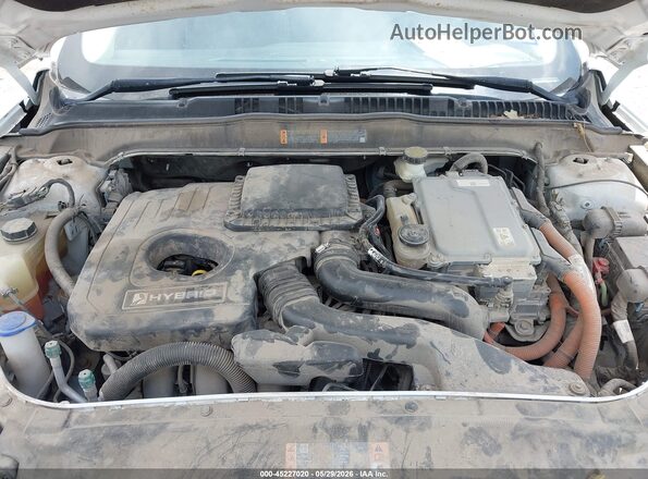 3FA6P0LU5HR260898 2017 FORD FUSION HYBRID White Вид ззаду