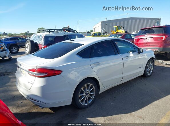 3FA6P0LU5HR386260 2017 FORD FUSION HYBRID White Հետևի աջ
