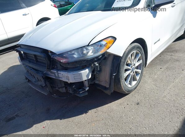 3FA6P0LU5HR386260 2017 FORD FUSION HYBRID White 