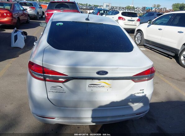 3FA6P0LU5HR386260 2017 FORD FUSION HYBRID White 