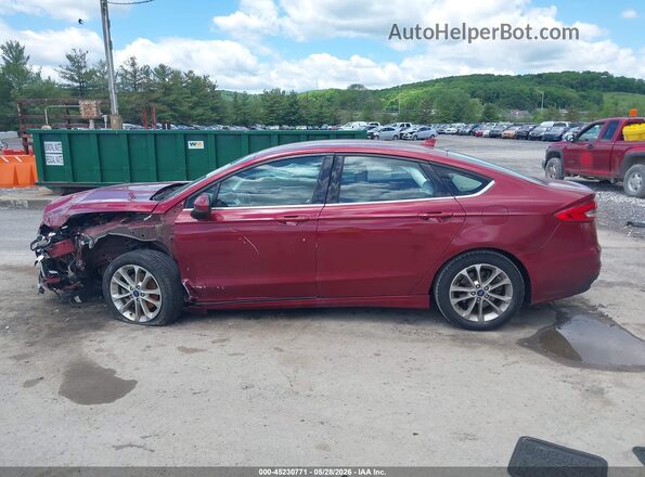3FA6P0LU5KR262870 2019 FORD FUSION HYBRID Red Vista interior de 360 grados