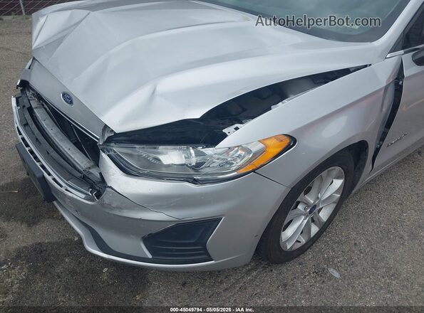 3FA6P0LU6KR175804 2019 FORD FUSION HYBRID Silver 