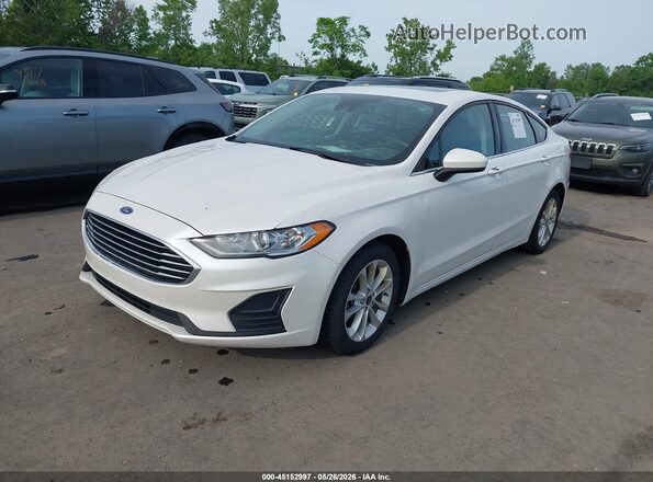 3FA6P0LU6LR123610 2020 FORD FUSION White Front left