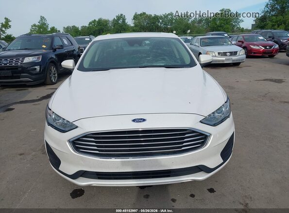 3FA6P0LU6LR123610 2020 FORD FUSION White Instrument cluster view