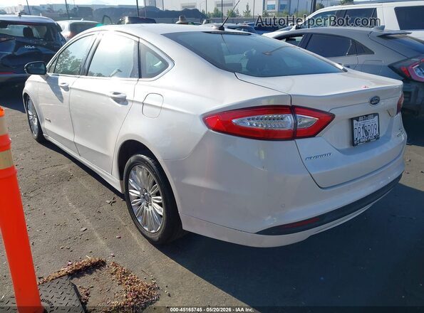 3FA6P0LU7GR166407 2016 FORD FUSION HYBRID White Հետևի ձախ