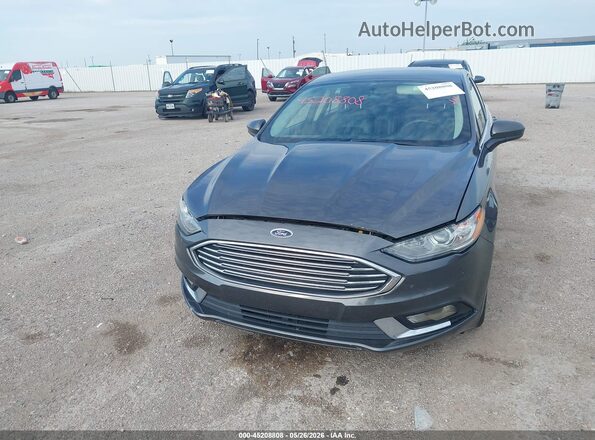 3FA6P0LU7HR254651 2017 FORD FUSION HYBRID Gray Widok z przodu