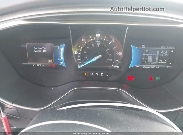 3FA6P0LU7HR254651 2017 FORD FUSION HYBRID Gray Widok tylnych siedzeń