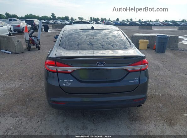 3FA6P0LU7HR254651 2017 FORD FUSION HYBRID Gray 
