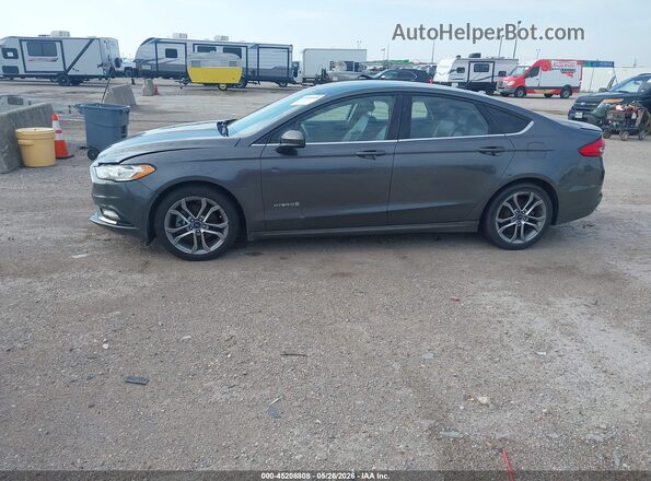3FA6P0LU7HR254651 2017 FORD FUSION HYBRID Gray Widok wnętrza 360 stopni