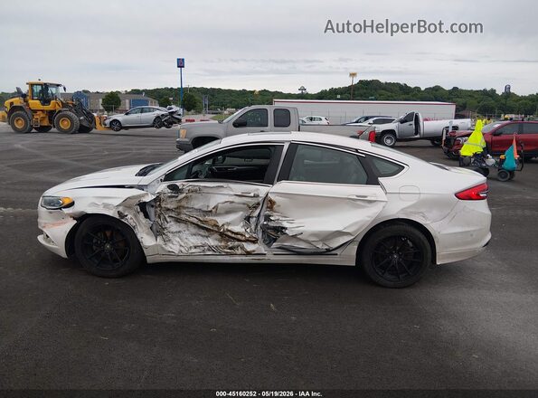 3FA6P0LU7JR276445 2018 FORD FUSION HYBRID White 