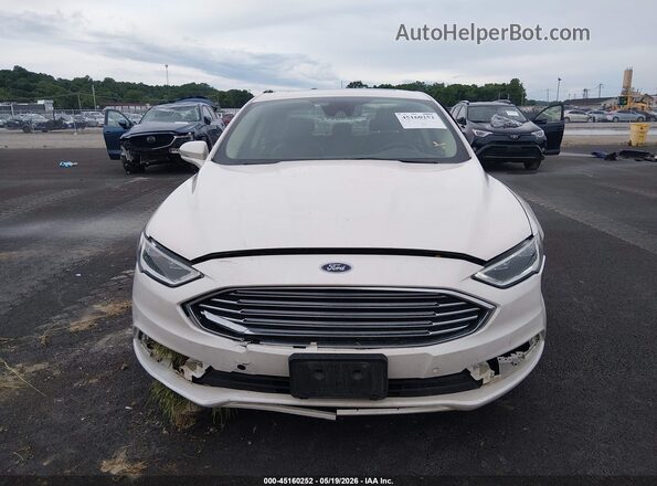 3FA6P0LU7JR276445 2018 FORD FUSION HYBRID White 