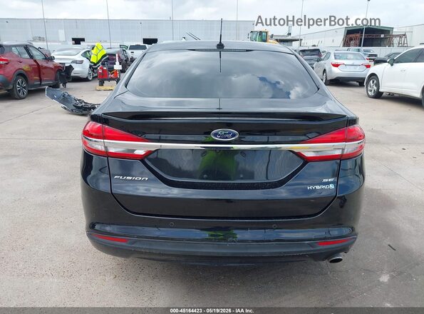 3FA6P0LU7JR286781 2018 FORD FUSION HYBRID Black 