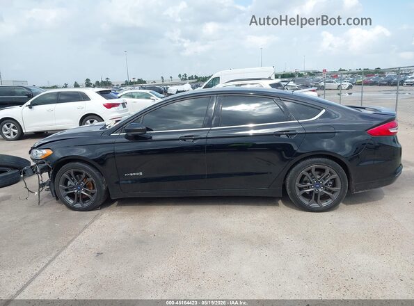 3FA6P0LU7JR286781 2018 FORD FUSION HYBRID Black 360 interior view