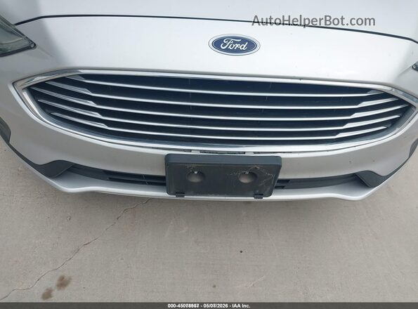 3FA6P0LU7KR190831 2019 FORD FUSION HYBRID Silver Вид спереду