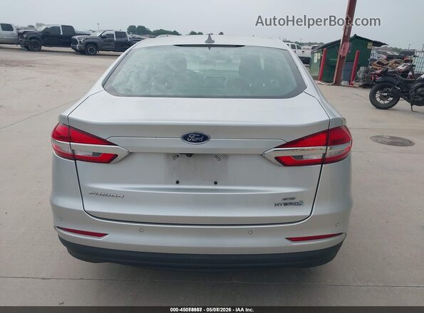 3FA6P0LU7KR190831 2019 FORD FUSION HYBRID Silver 