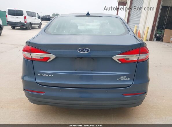 3FA6P0LU7KR190845 2019 FORD FUSION HYBRID Синий 