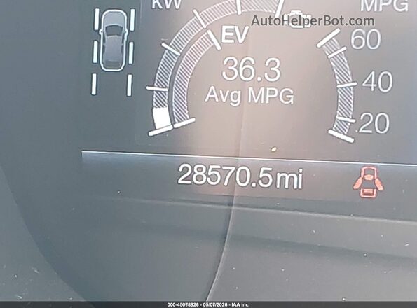 3FA6P0LU7KR190845 2019 FORD FUSION HYBRID Синий 
